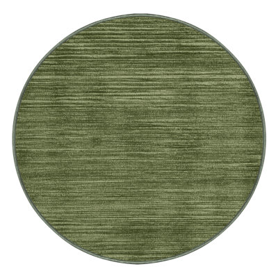 Tapis vert uni lavable à la machine