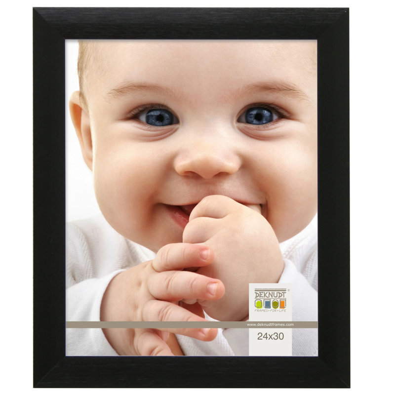 Metal Matte Picture Frame, 19.69" x 27.56", Black