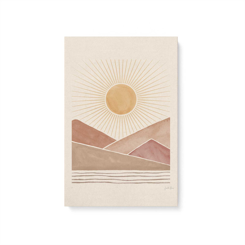 Sunrise Serenity, reproduction sur toile, Toile tendue, H 18 po x l 12 po x P 1,25 po