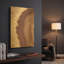 «Agate Geode I Plum» par Wild Apple Portfolio, art mural en métal doré, 12 po x 16 po-103916217