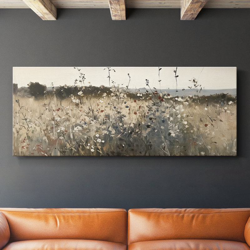 Série paysage - Cxxxi - Toile tendue avec châssis - Prêt à accrocher, H 12 po x l 30 po