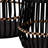 S/3 Bamboo Footed Planters 17/14/10"