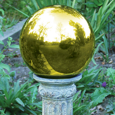 10" Silver Gazing Ball