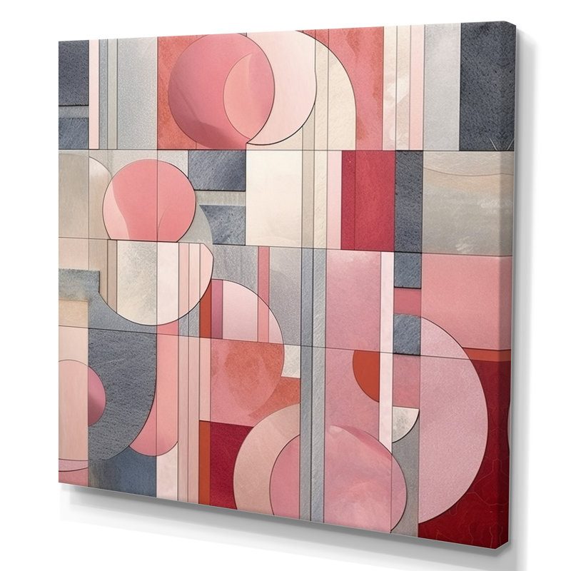Rose Transcendent Angles IV - impression, Toile tendue, H 36 po x l 36 po x P 1,5 po
