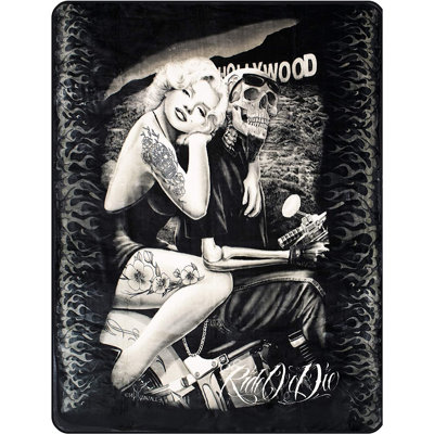  Marilyn Monroe Hollywood Plush Blanket