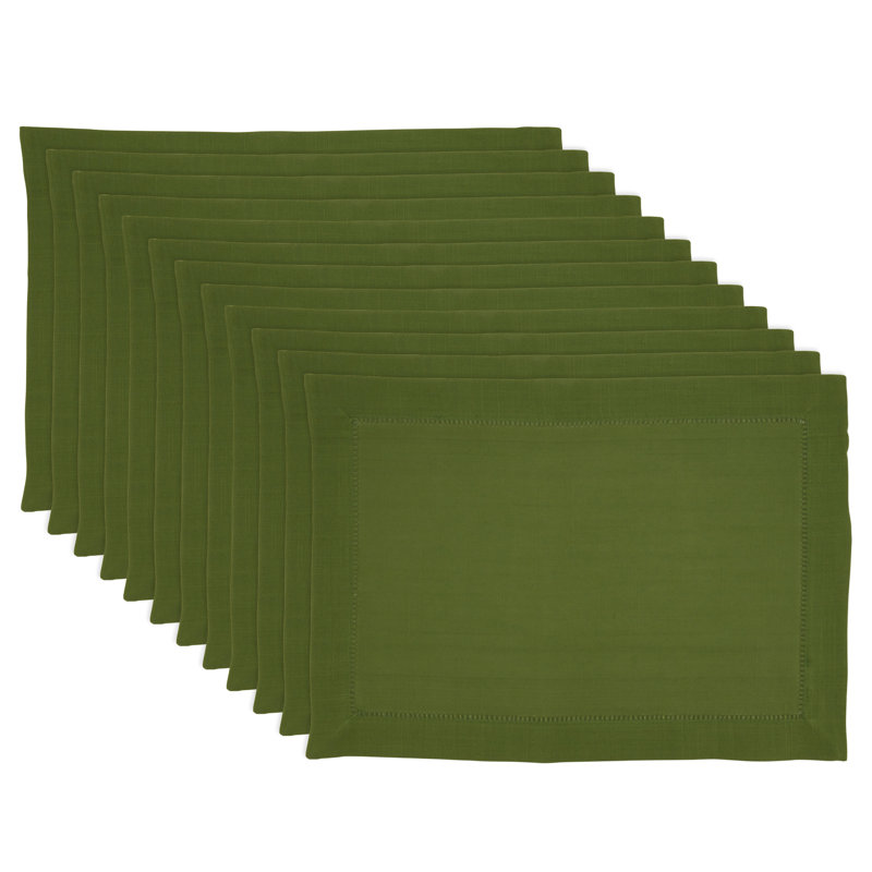 Rowles Polyester Rectangle Placemat, Kiwi