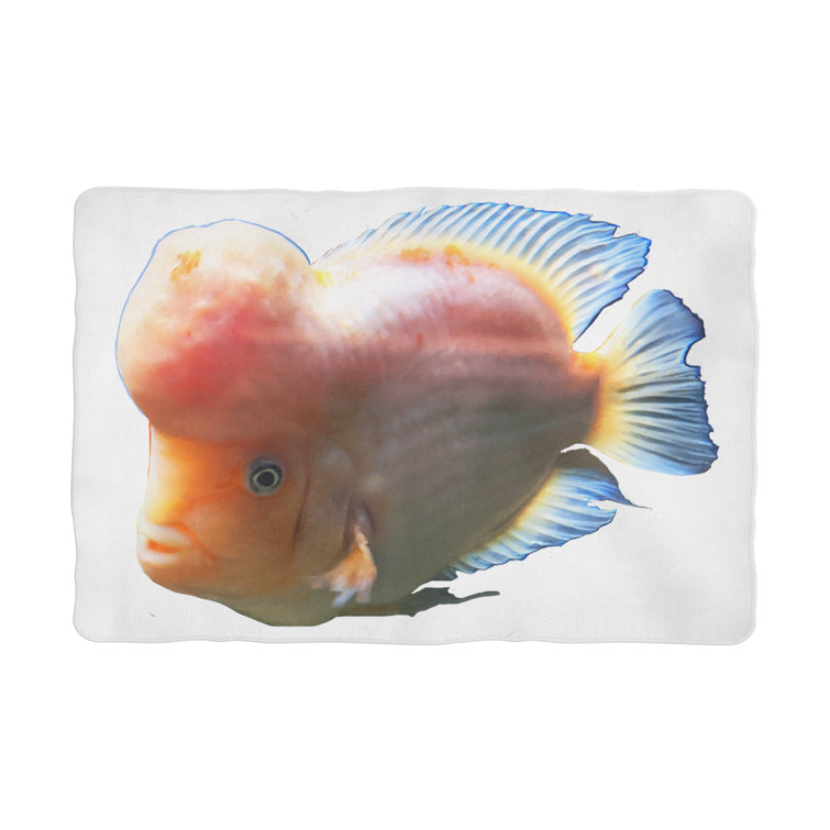 Tucker Murphy Pet™ Orangefishs2 Sublimation Pet Blanket | Wayfair