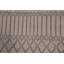 Tapis beige en laine noué à la main de conception unique 5 pi 2 po x 7 pi 9 po New Age