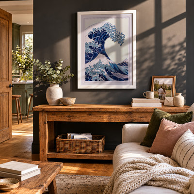 The Great Wave Japandi - Print