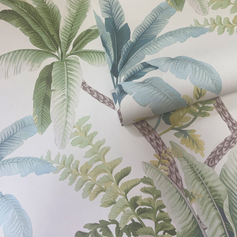 Trailing Palm, Green Cream