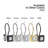 HK22XX Zinc Shower Curtain Hook-65586367