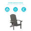 Chaise Adirondack en plastique Bergenfield-1276987105