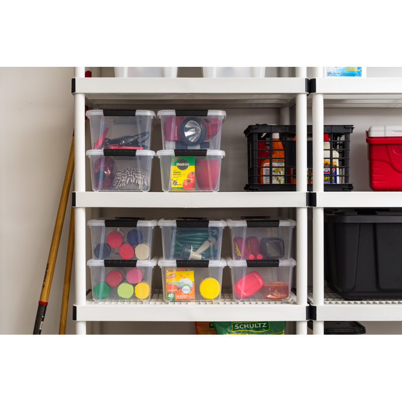 Clear Plastic Stackable Under Bed Storage Box with Lid