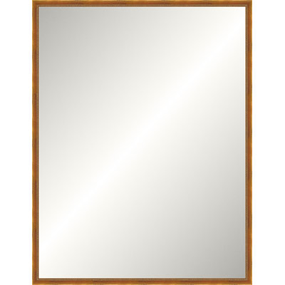 Antique Gold Beaded Mirror