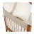 Lingard Outdoor Acacia Wood & Rope Woven Conversation Set With Cushions-112504038-113571337