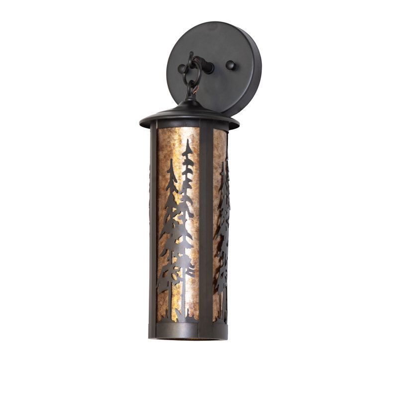 5" Wide Fulton Tall Pines Wall Sconce