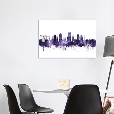 Plymouth, England Skyline by Michael Tompsett - Wrapped Canvas Gallery-Wrapped Canvas Giclée