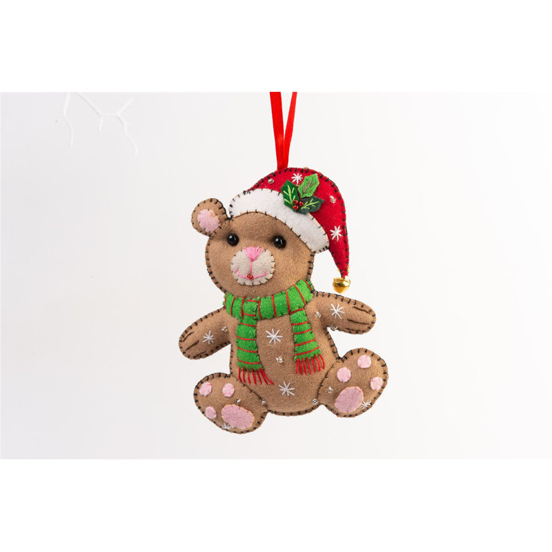 13cm Handmade Fabric Animals Hanging Figurine Ornament