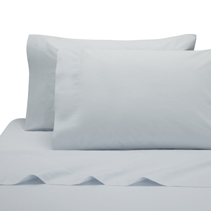 Ludlow Tencel Cotton Pillowcase , Ice Blue, King