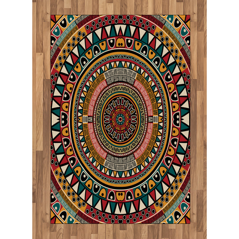 Tapis décoratif Tribal, Rectangle— 4 pi x 5 pi 8 po