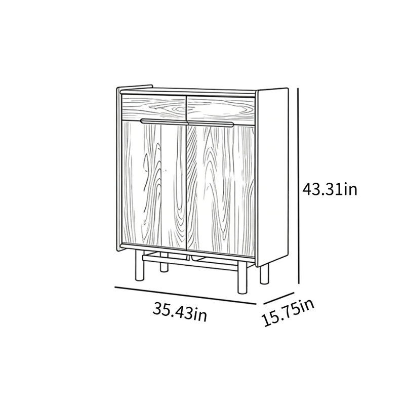 Petite armoire de rangement Vintage