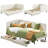 Twin Daybed With Headboard, Cream-1034842902