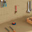 Engineered Wood Top Workbench-1227185962