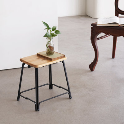 Tabouret pliable en bois naturel, tabouret en bois léger, tabouret et chaises d'extérieur, petit tabouret pliable, tabouret pour la cuisine, facile à saisir, tabouret de poids