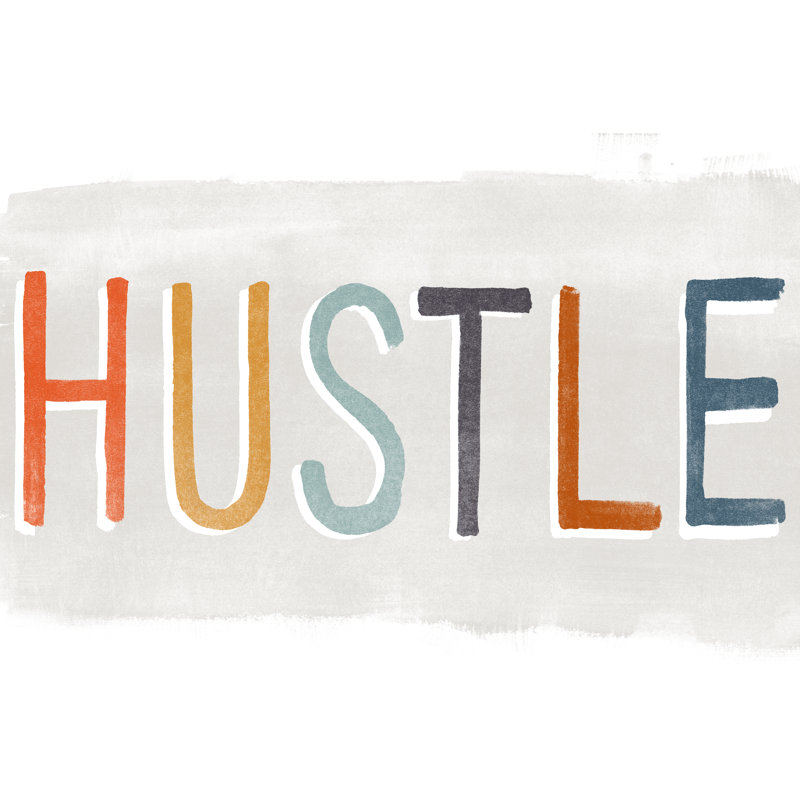 Hipster Sayings VI by June Erica Vess - Typography Print, Wrapped Canvas, 20cm H x 30cm W