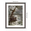 «Jesus marchant sur la mer» par William Brassey, impression d'art mural en bois encadré-638183706