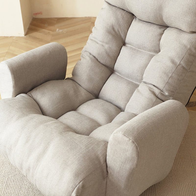 Fauteuil de jeu confortable avec fonctions réglables et base rotative avec siège rembourré à 360 degrés