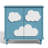 2 Doors 31.5"W Cute Cloud Shap Accent Cabinets-544623296