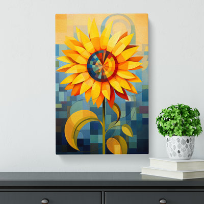 Sunflower Constructivism - No Frame Print