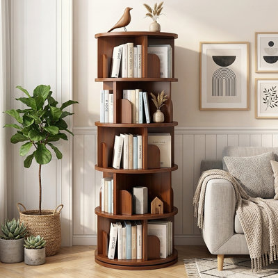 Tour 5 niveaux pour bibliothèque rotative à 5 niveaux