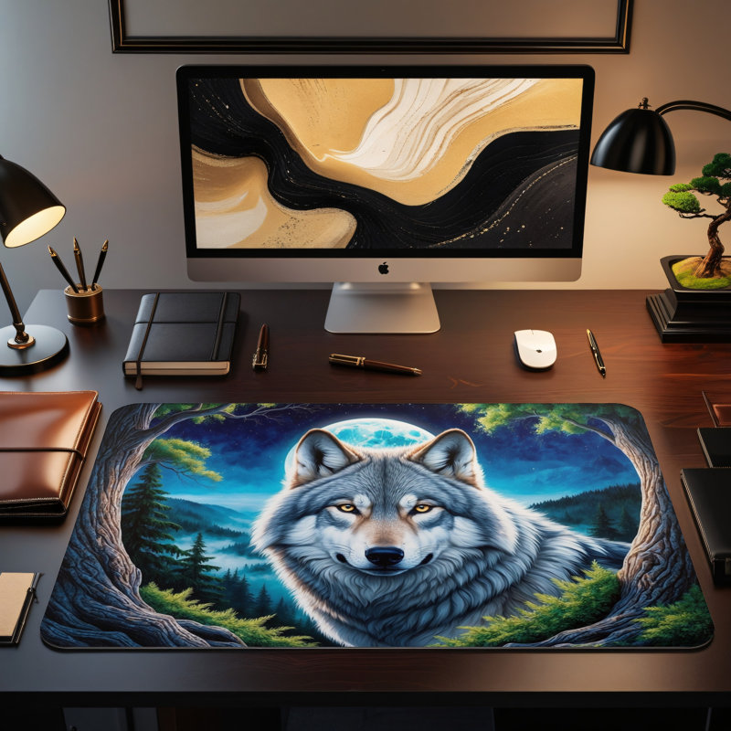 Polyester Desk Pad, 23.6x13.8