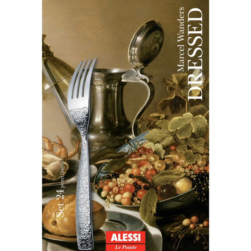 Dressed 5 - Piece Stainless Steel Flatware Set - Service for 1