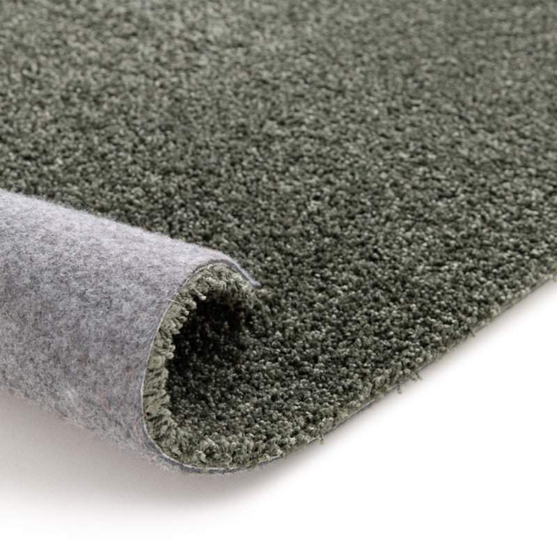 Bunia Machine Washable Forest Green Area Rug, Rectangle 160 x 230 cm