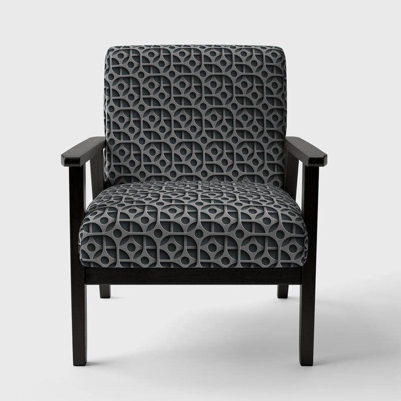 Fauteuil d'appoint rembourré scandinave «Ingunna»