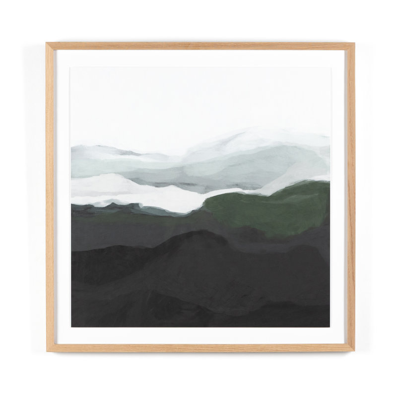 Emerald Land Print by Dan Hobday, 32" H x 32" W x 1.5" D