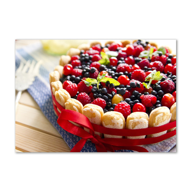 Forest Fruit Cake - Wrapped Canvas Print