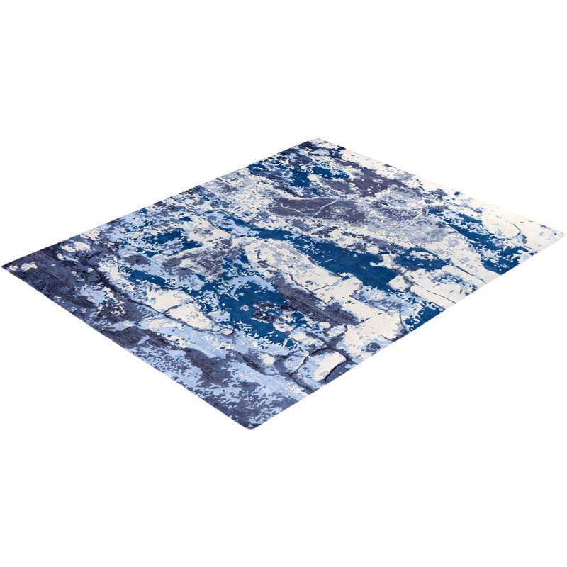 Overdyed One-of-a-Kind Rectangle 8'1" X 10'1" Hand Knotted Area Rug