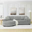 Canapé-lit modulaire rembourré Corduroy-116370695