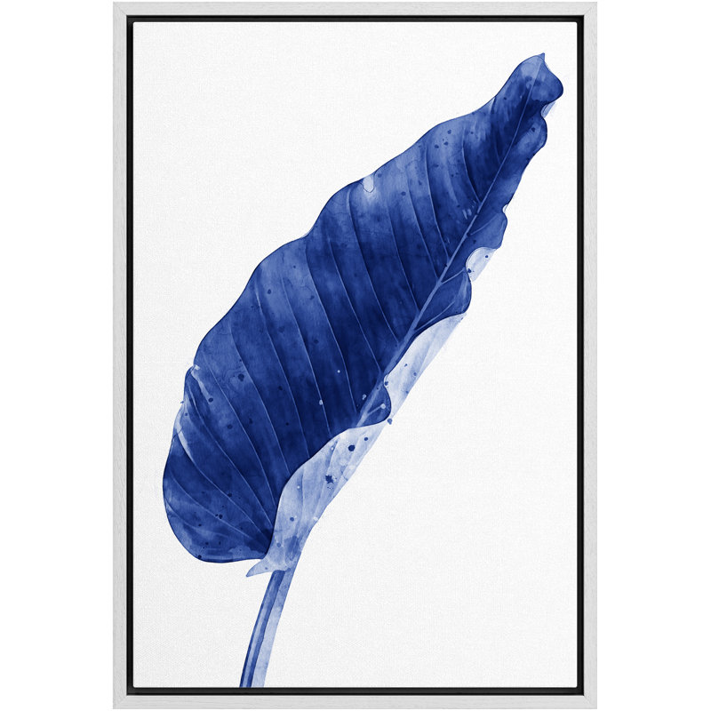 Peinture sur toile, cadre flottant, H 24 po x l 36 po x P 1,5 po, Blanc