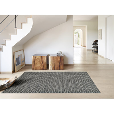 Libby Geometric Wool Hand Woven Area Rug
