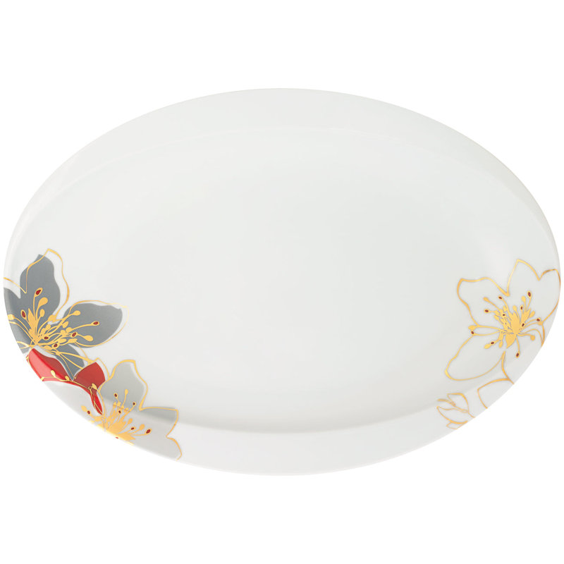 Plat ovale Lavana, Large 15.7" L x 11" W