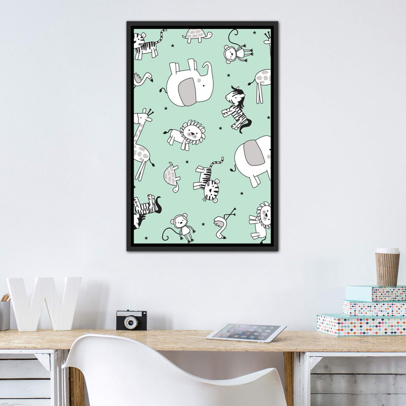 «Baby Sunshine III» par Lisa White boutons - impression d'art graphique, H 40 po x l 26 po x P 1,5 po, Pas de tapis