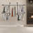 Industrial Wall-Mounted Pipe Clothing Rack