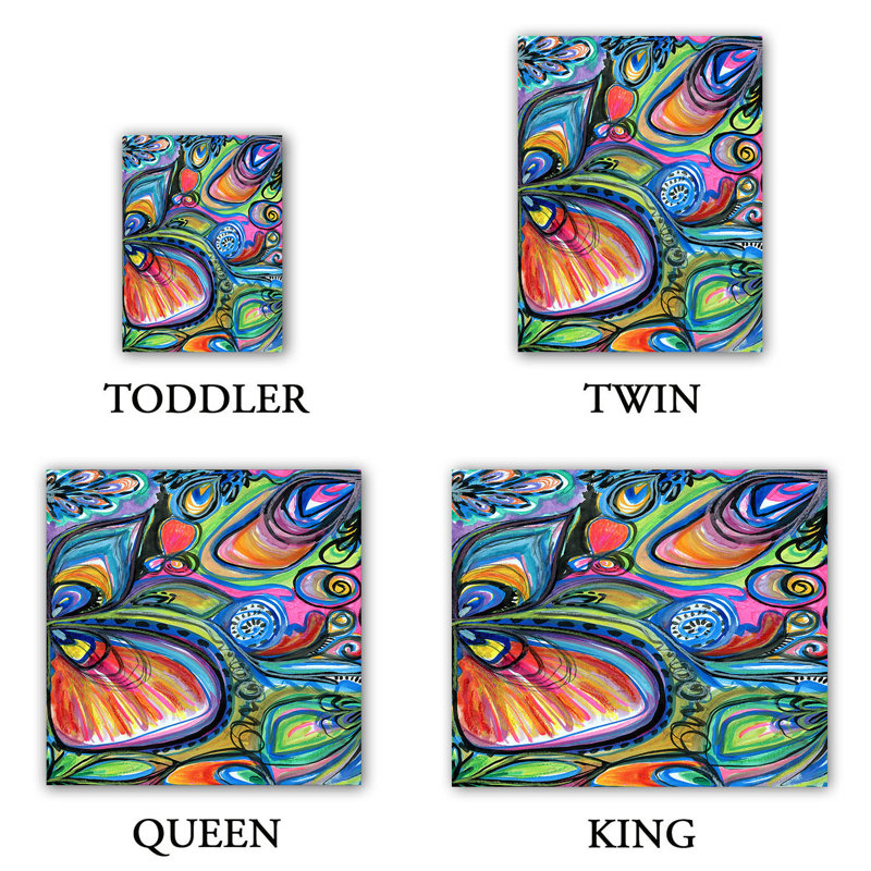 Ensembles de housse de couette DiaNoche en microfibre par Robin Mead - Sous la surface