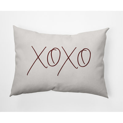 E By Design Polyester Lumbar Rectangular Indoor/outdoor Pillow Cover & Insert