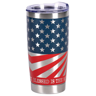 Tumbler Blessed Is The Nation 20 Oz